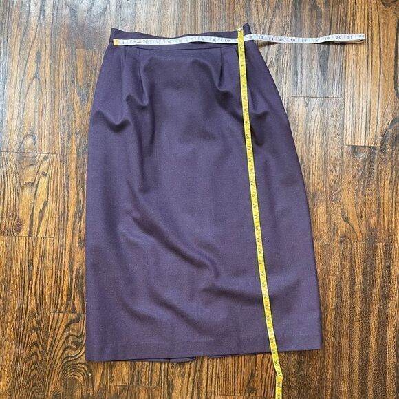 Givenchy  purple pencil skirt - Picture 6 of 11